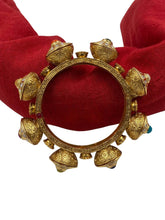designer antique multi-color Kundan Pacheli Kada bangle